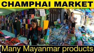 Mizoram Champhai market near Burma border