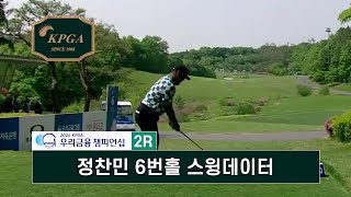 2024 우리금융 챔피언십 2R 정찬민 6번홀 티샷 스윙데이터