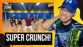 I WAS WAITING FOR THE DROP! │ DANCER REACTS to 'Super Crush' Dance Practice | BINI x Super Crunch