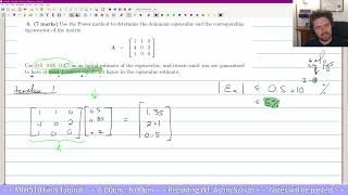 MTH510: Numerical Analysis Final Exam Tutorial (F2024)