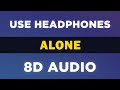 Alone (Burna Boy - From Black Panther) | 8D Audio 🎧