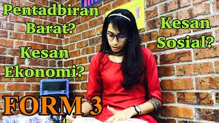 BAB 6: (Part 2 of 2 ) Kesan Pentadbiran Barat Terhadap Ekonomi & Sosial | SEJARAH TINGKATAN 3 | PT3