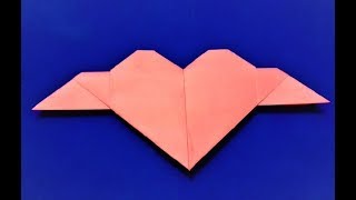 Origami Heart - Origami Heart With Wings | DIY - Valentine's Day