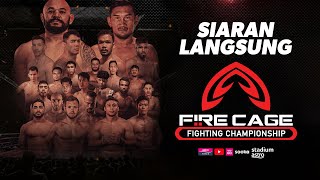 Siaran Langsung : MMA Fire Cage Fighting Championship 2025