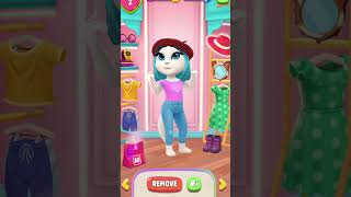 Talking Angela VS New Dresses 👗🥻😾😾#talkingangela #cartoon #kids #kidscartoon