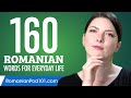 160 Romanian Words for Everyday Life - Basic Vocabulary #8