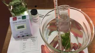 Pondweed - factors affecting the rate of photosynthesis