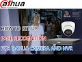 How does Dahua camera and Dahua NVR complete face detection and face recognition operations