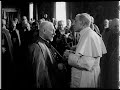 pope pius xii receives good wishes presented by the sacred college of cardinals 1957