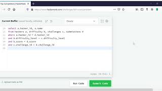 Top Competitors HackerRank SQL