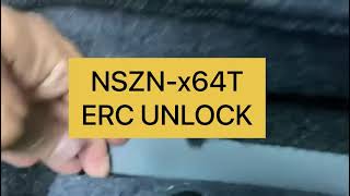 UNLOCK TOYOTA NSZN-X64T lock erc