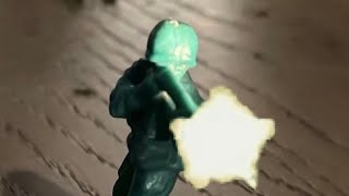 Weapons + muzzle flash test (stopmotion animation)