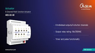 A multi-function actuator with 8 relays  | MES-DO-8R | #homeautomation #multifunctionactuator