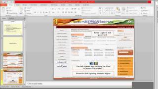 BID OPENING NIC ETENDER TUTORIAL EPROCUREMENT