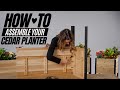 How to Assemble Your Cedar Planters Raised Garden Bed and Planter Box