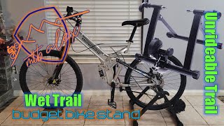 Best budget bike stand trainer for those wet unrideable trail days
