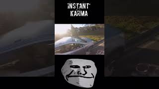 Instant karma 🤯🤯🤯😱😱😱 ( middle finger)