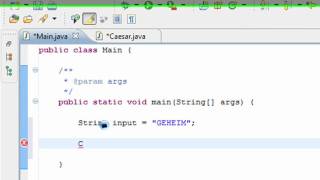 Chiffre: Caesar-Beispiel - (Java 2-002)