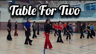 Table For Two Line Dance | Intermediate | 금요반 Demo