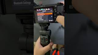 How to pair Sony wireless grip GP-VPT2BT with Sony ZV-E10 #shorts #short