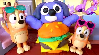 Burger dog - Bingo toys pretend Play - Bluey Arts and Crafts