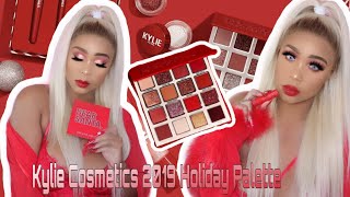 KYLIE COSMETICS 2019 HOLIDAY COLLECTION | SWATCHES AND TUTORIAL