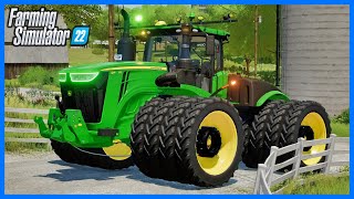 FASTEST TRACTOR EVER! - John Deere 9R 4213 (Mod Preview) | Farming Simulator 22