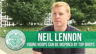 Young Hoops impress Celtic manager on pre-season tour!