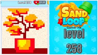 Sand loop level 258 Walkthrough Solution