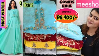 Meesho Festivewear Gowns haul | Meesho Kurta set haul | Meesho Online Shopping | #Meesho