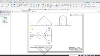 #Solid Edge # DRAFTING #SECTION VIEW
