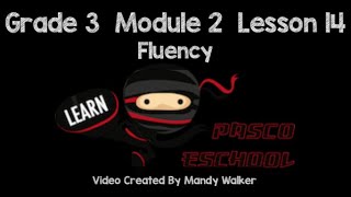Grade 3 Module 2 Lesson 14 Fluency