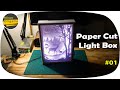 How to Make a Paper- cut Light Box. DIY Light Box with Mixer origami