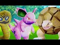 Shiny Golem, Arbok, and Nidorina In Pokemon Lets Go Eevee