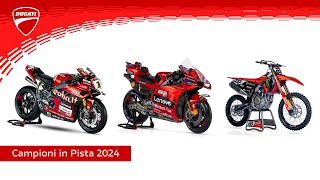 Campioni in Pista 2024 | Ducati Corse racing teams presentation LIVE from Madonna di Campiglio