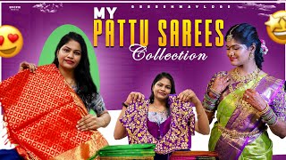 My pelli pattu sarees collection part -2 | Maggam work designer blouse | Priece and shop details