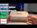 TESmart 4 x 4K HDMI Splitter review - 4K HDR - PayTV Multi-room Splitter