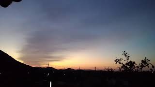 定点タイムラプス0303@岐阜市 5:35～10:07夜明け→青空に薄い雲