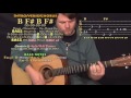 Congratulations (Post Malone) Guitar Lesson Chord Chart - B F#