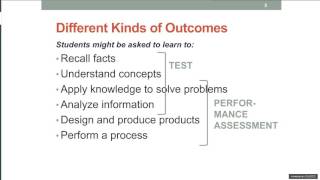How a Performance Assessment Shows What Students Know and Can Do