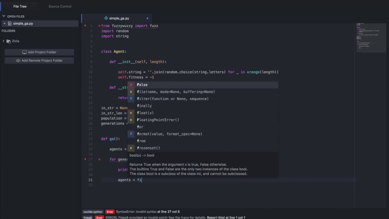 Simple Genetic Algorithm In Python Youtube