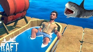 殺人ザメの住む海をイカダに乗って漂流生活するサバイバルゲーム 「 Raft 正式リリース 」 Part2