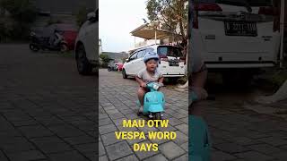 VESPA WORLD DAYS 🛵 #viral #trending #shorts #short #video #tiktok #youtube #vespa #kids