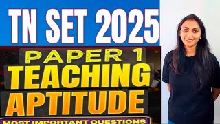 TNSET PAPER-1 TEACHING APTITUDE IN TAMIL