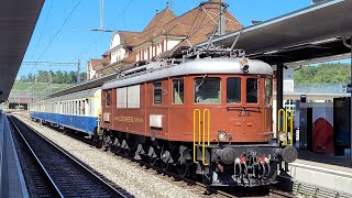 BLS/BN Ae 6/8 205 \u0026 Be 4/4 761 (Spiez, Frutigen)