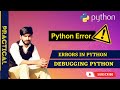 Python Errors | Python debugger | Debugging python with Pycharm | how to fix python code with bugs