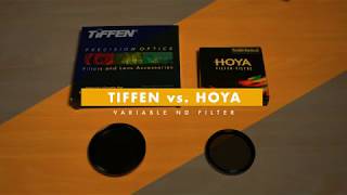 Tiffen VS Hoya variable ND filter