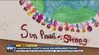 'We are absolutely thrilled to be a part of that': #SunPrairieStrong T-shirt sales through the roof