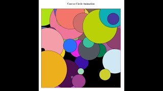 canvas circle Animation