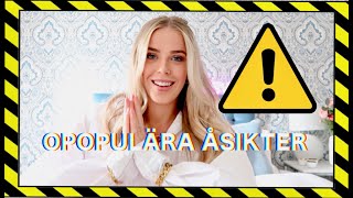 MINA OPOPULÄRA ÅSIKER - TRIGGERWARNING │LOUISE JORGE